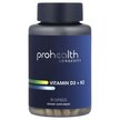 Фото товара Vitamin D3 and K2 Фото товара ProHealth Longevity, Витамин D, Vitamin D3 and K2, 90 капсул