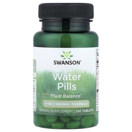 Основне фото товару Swanson, Water Pills, Діуретики, 120 таблеток