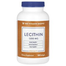 Лецитин Lecithin 1200 mg TheVitaminShoppe 180 капсул
