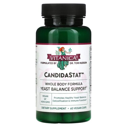 Основное фото товара Поддержка Кандиды, CandidaStat Yeast Balance Support, 60 капсул
