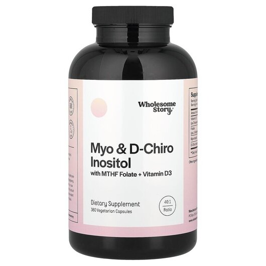 Основное фото товара Myo & D-Chiro Inositol with MTHF Folate + Vitamin D3 Основное фото товара Myo & D-Chiro Inositol with MTHF Folate + Vitamin, Мио-инозит