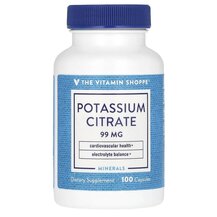 Potassium Citrate 99 mg Калий TheVitaminShoppe 100 капсул