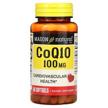 Co Q10 100 mg Коэнзим CoQ10 Mason 60 капсул Co Q10 100 mg Коэнзим CoQ10 Mason 60 капсул