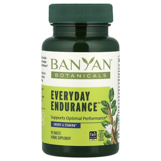 Основне фото товару Everyday Endurance Основне фото товару Banyan Botanicals, Everyday Endurance, Адаптоген, 90 таблеток