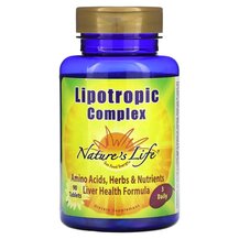 Амінокислоти Lipotropic Complex Natures Life 90 таблеток Амінокислоти Lipotropic Complex Natures Life 90 таблеток
