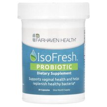 IsoFresh Probiotic Пробиотики Fairhaven Health 30 капсул