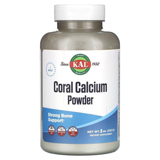 Основное фото товара Coral Calcium Powder Основное фото товара KAL, Кальций, Coral Calcium Powder, 225 г