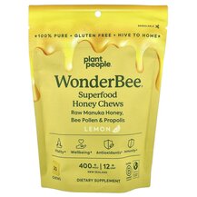 WonderBee Superfood Honey Chews Lemon MGO 400+ Мед Plant WonderBee Superfood Honey Chews Lemon MGO 400+ Мед Plant