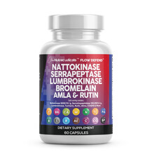 Наттокіназа Nattokinase 5000 FU Serrapeptase 120000 SPU B6