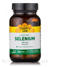 Селен Selenium 100 mcg Country Life 180 таблеток