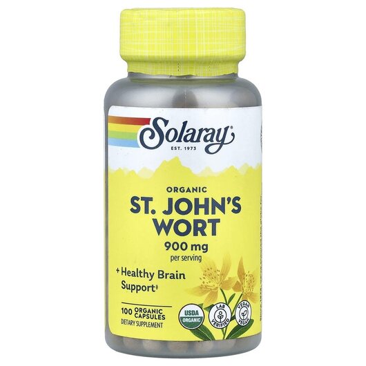 Основное фото товара Зверобой 450 мг, Organically Grown St. John's Wort 450 mg, 1