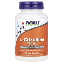 L-Citrulline 750 mg L-Цитруллин 750 мг NOW Foods 90 капсул L-Citrulline 750 mg L-Цитруллин 750 мг NOW Foods 90 капсул