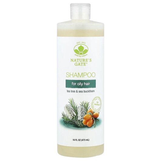 Основне фото товару Tea Tree & Sea Buckthorn Shampoo for Oily Hair, Шампунь, 473 