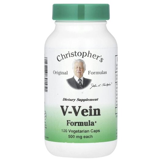 Основне фото товару V-Vein Formula 500 mg Основне фото товару V-Vein Formula 500 mg, Підтримка вен ніг, 100 капсул