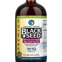 Premium Black Seed Oil Черный тмин Amazing Herbs 473 мл