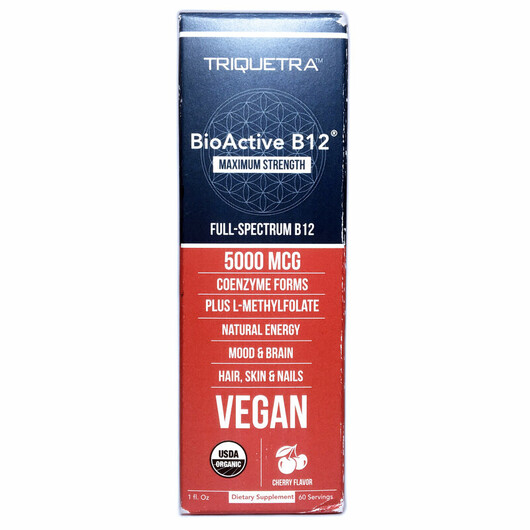 Основное фото товара Triquetra Health, Жидкий B12, BioActive B12 5000 mcg, 30 мл