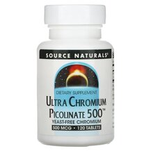 Ultra Chromium Picolinate 500 500 mcg Хром Source Naturals Ultra Chromium Picolinate 500 500 mcg Хром Source Naturals