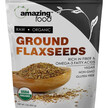 Фото товара Amazing Foods Raw-Organic Ground Flaxseeds Фото товара Семена льна, Amazing Foods Raw-Organic Ground Flaxseeds, 2 lb