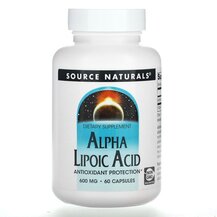 Alpha Lipoic Acid 600 mg Альфа-липоевая Source Naturals