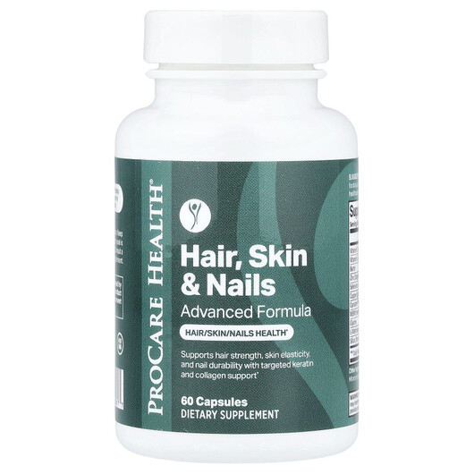 Основне фото товару Hair Skin Nails Основне фото товару ProCare Health, Hair Skin Nails, Шкіра нігті волосся, 60 капсул