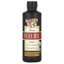 Лляна олія Organic Fresh Flax Oil Barlean's 473 мл Лляна олія Organic Fresh Flax Oil Barlean's 473 мл