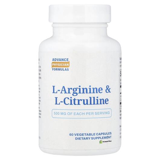 Основное фото товара L-Arginine & L-Citrulline Основное фото товара L-Аргинин, L-Arginine & L-Citrulline, 60 капсул