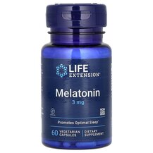 Мелатонін 3 мг Melatonin 3 mg Life Extension 60 капсул Мелатонін 3 мг Melatonin 3 mg Life Extension 60 капсул
