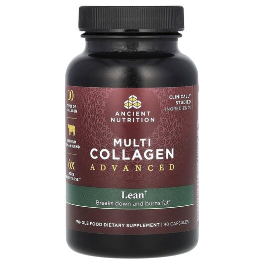 Основное фото товара Ancient Nutrition, Коллаген, Multi Collagen Advanced Lean, 90 кап