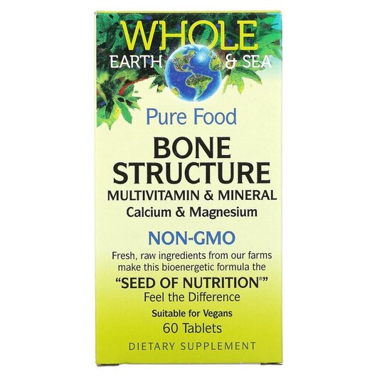 Основне фото товару Whole Earth & Sea Bone Structure Multivitamin, Мультивітаміни