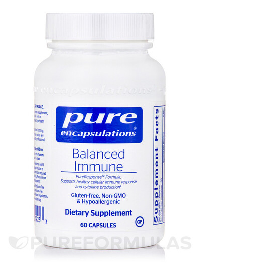 Основное фото товара Pure Encapsulations, Поддержка иммунитета, Balanced Immune, 60 ка