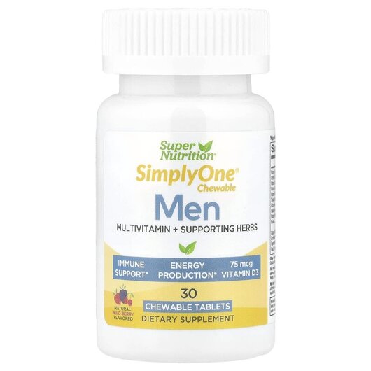 Основное фото товара SimplyOne Men Triple Power Multivitamin, Витамины для мужчин, 30 