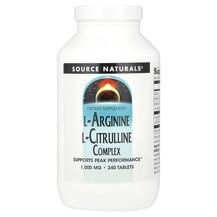 L-Arginine L-Citrulline Complex 1000 mg L-Цитруллин Source