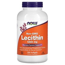 Лецитин 1200 мг Lecithin 1200 mg NOW Foods 200 капсул