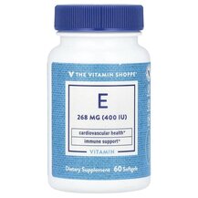 Вітамін E Токофероли Vitamin E 268 mg 400 IU 60 капсул