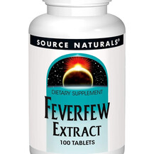 Feverfew Extract Пиретрум Source Naturals 100 таблеток