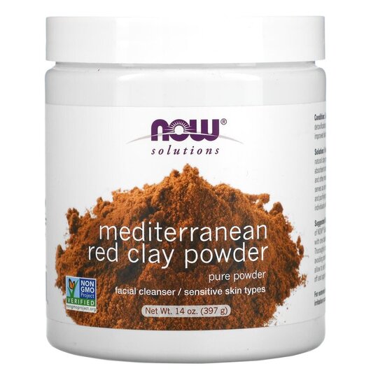 Основне фото товару SolutionsMoroccan Red Clay Powder Основне фото товару NOW Foods, SolutionsMoroccan Red Clay Powder, Лінолева кислота, 3