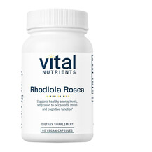 Rhodiola rosea 3% 200 mg Родиола Vital Nutrients 60 капсул Rhodiola rosea 3% 200 mg Родиола Vital Nutrients 60 капсул