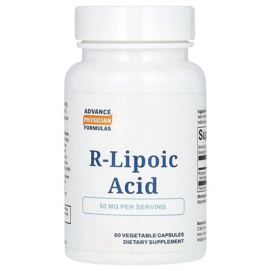 Основное фото товара R-Липоевая кислота, R-Lipoic Acid 50 mg, 60 капсул