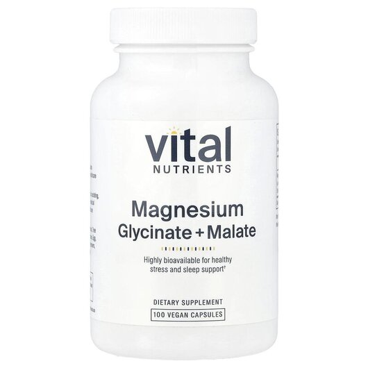 Основное фото товара Magnesium 120 mg Основное фото товара Vital Nutrients, Магний, Magnesium 120 mg, 100 капсул