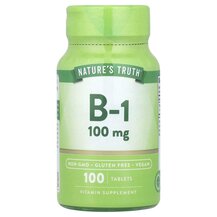 Vitamin B-1 100 mg Витамин B1 Тиамин Nature's Truth Vitamin B-1 100 mg Витамин B1 Тиамин Nature's Truth