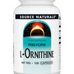 Фото товара Source Naturals, L-Орнитин, L-Ornithine, 100 капсул