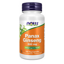 Panax Ginseng Женьшень NOW 100 капсул Panax Ginseng Женьшень NOW 100 капсул