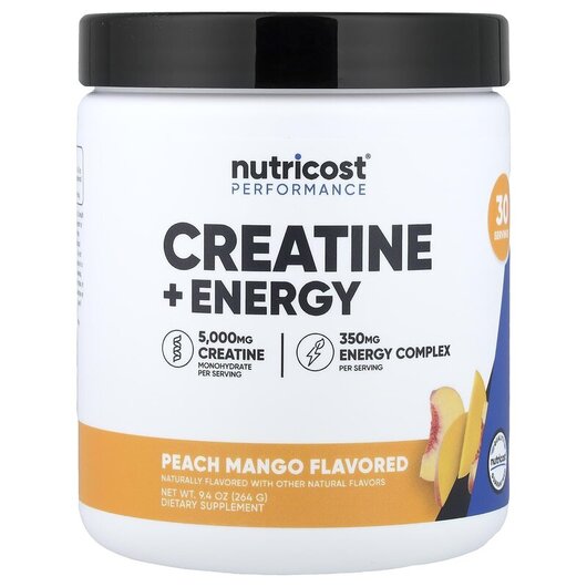 Основное фото товара Performance Creatine + Energy Peach Mango Основное фото товара Performance Creatine + Energy Peach Mango, Энергетический напиток