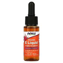Вітамін E Токофероли Vitamin E Liquid 60 mg 90 IU NOW