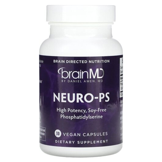 Основне фото товару Neuro-PS Основне фото товару BrainMD, Neuro-PS, Підтримка мозку, 30 капсул