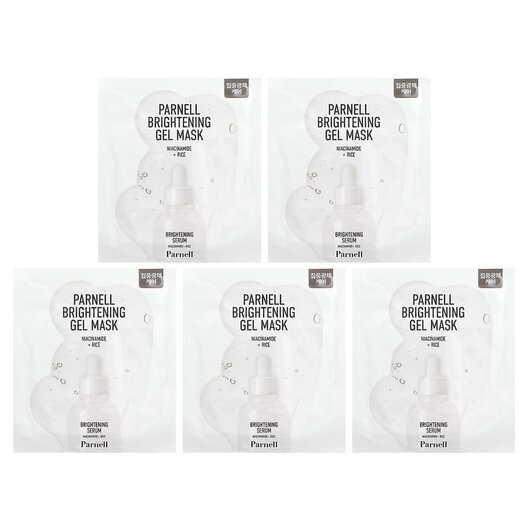 Основное фото товара Niacinamide Rice Brightening Gel Beauty Mask 5 Sheets, Сыворотка,