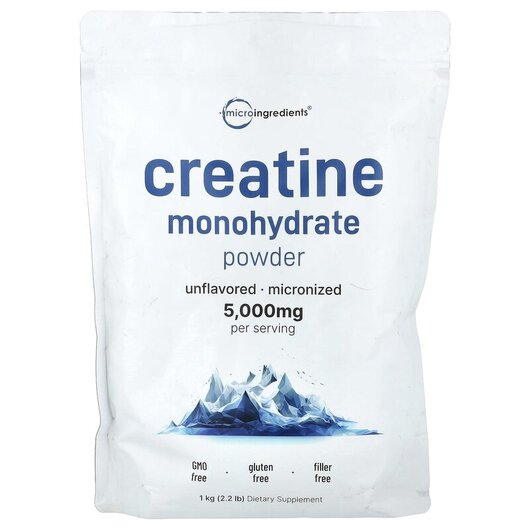 Основное фото товара Creatine Monohydrate Powder Unflavored Основное фото товара Креатин, Creatine Monohydrate Powder Unflavored, 1 кг