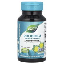 Родіола Rhodiola Standardized Nature's Way 60 капсул