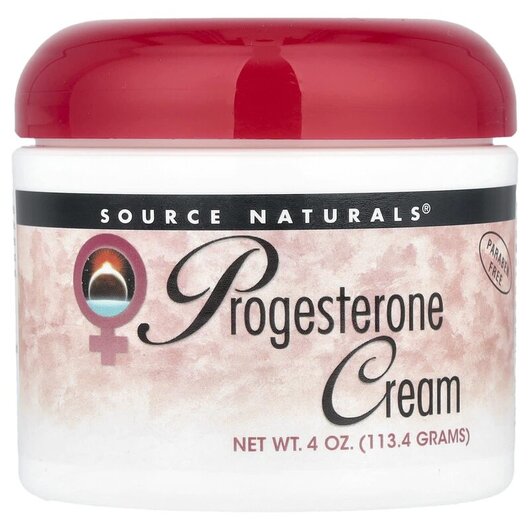 Основне фото товару Progesterone Cream Основне фото товару Source Naturals, Progesterone Cream, Крем, 113.4 г