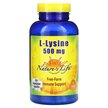 Фото товара Natures Life, L-Лизин, L-Lysine 500 mg, 250 капсул